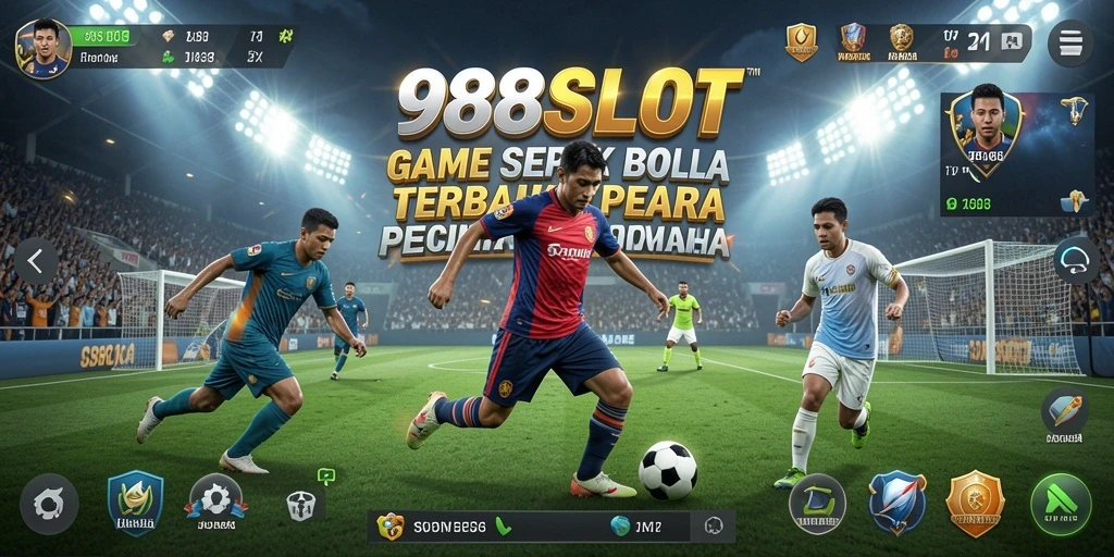 Tampilan gameplay menarik dari 988SLOT dengan atmosfir sepak bola yang intens.