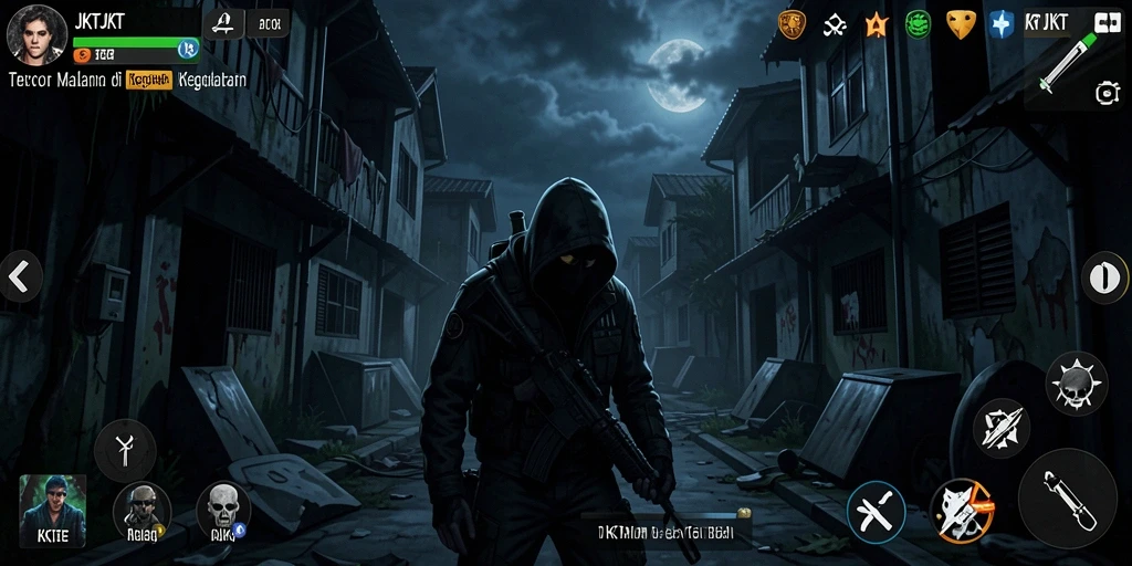 Gameplay menegangkan dengan atmosfer Horror yang mencekam.