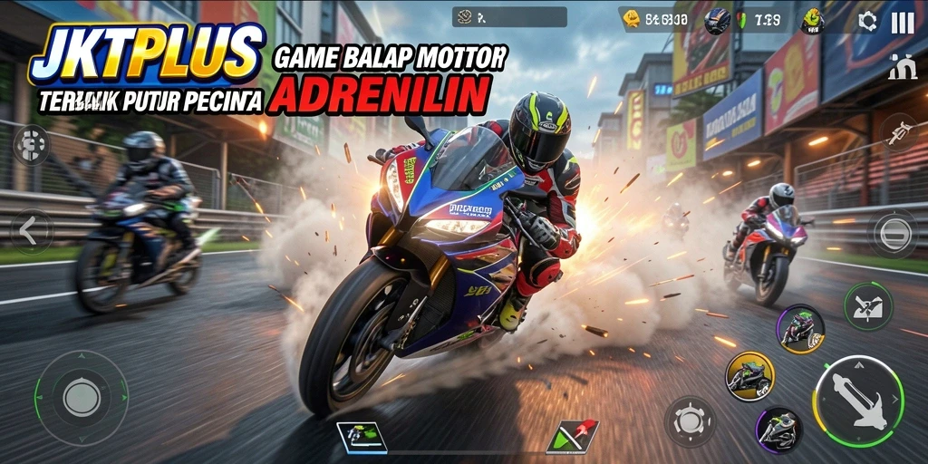 Gameplay mendebarkan JKTPLUS dengan kecepatan tinggi dan trek beragam.