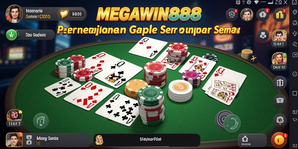 Gameplay seru dan menarik dalam MEGAWIN888 Gaple.