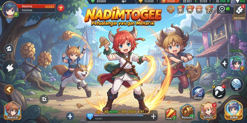 Tampilan gameplay seru dari NADIMTOGEL yang penuh aksi.