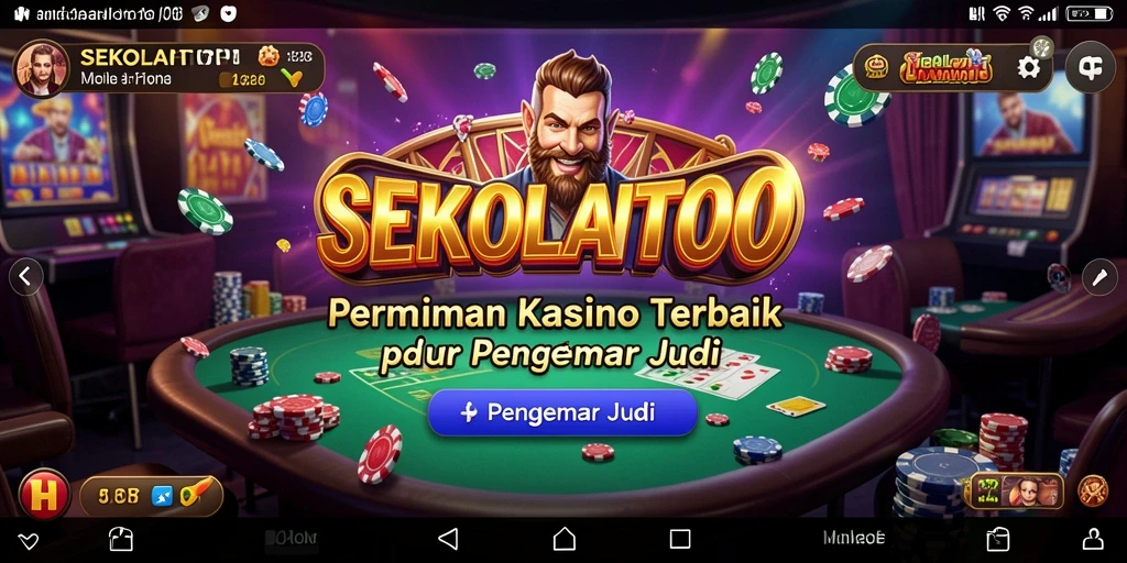 Screenshot permainan Kasino SEKOLAHTOTO dengan tampilan menarik dan interaksi yang seru.