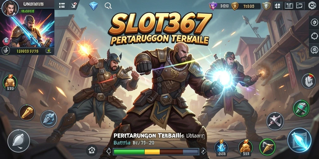 Tampilan aksi seru di SLOT367 saat bertempur di arena Battle Royale.